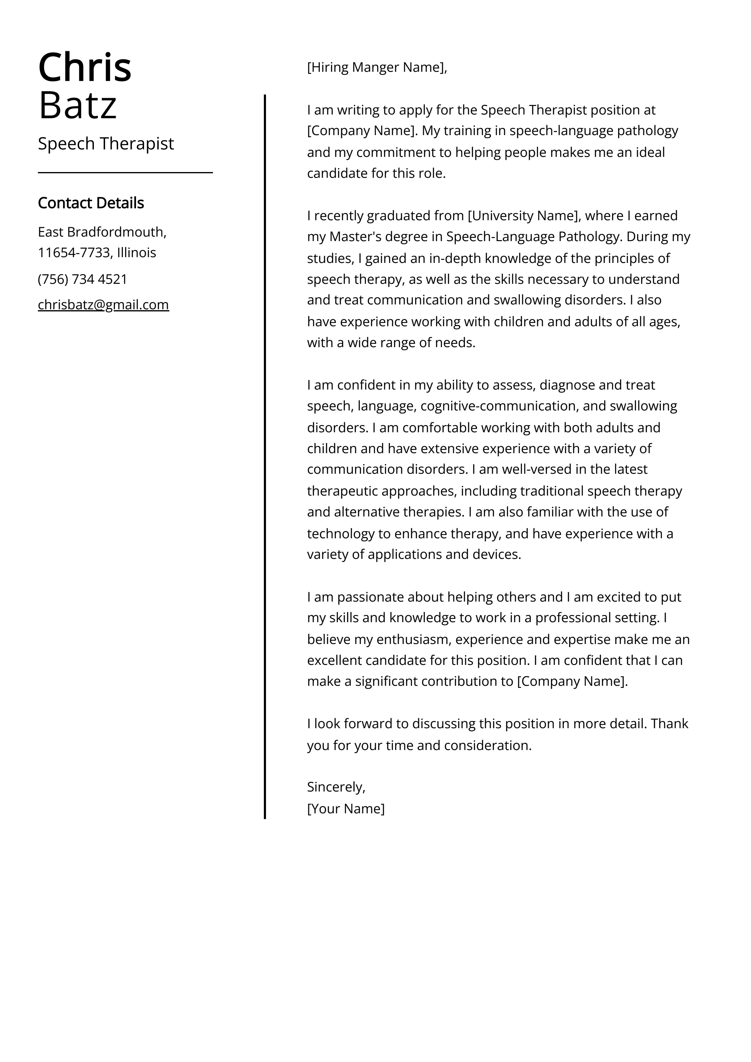 38981 slp cover letter components