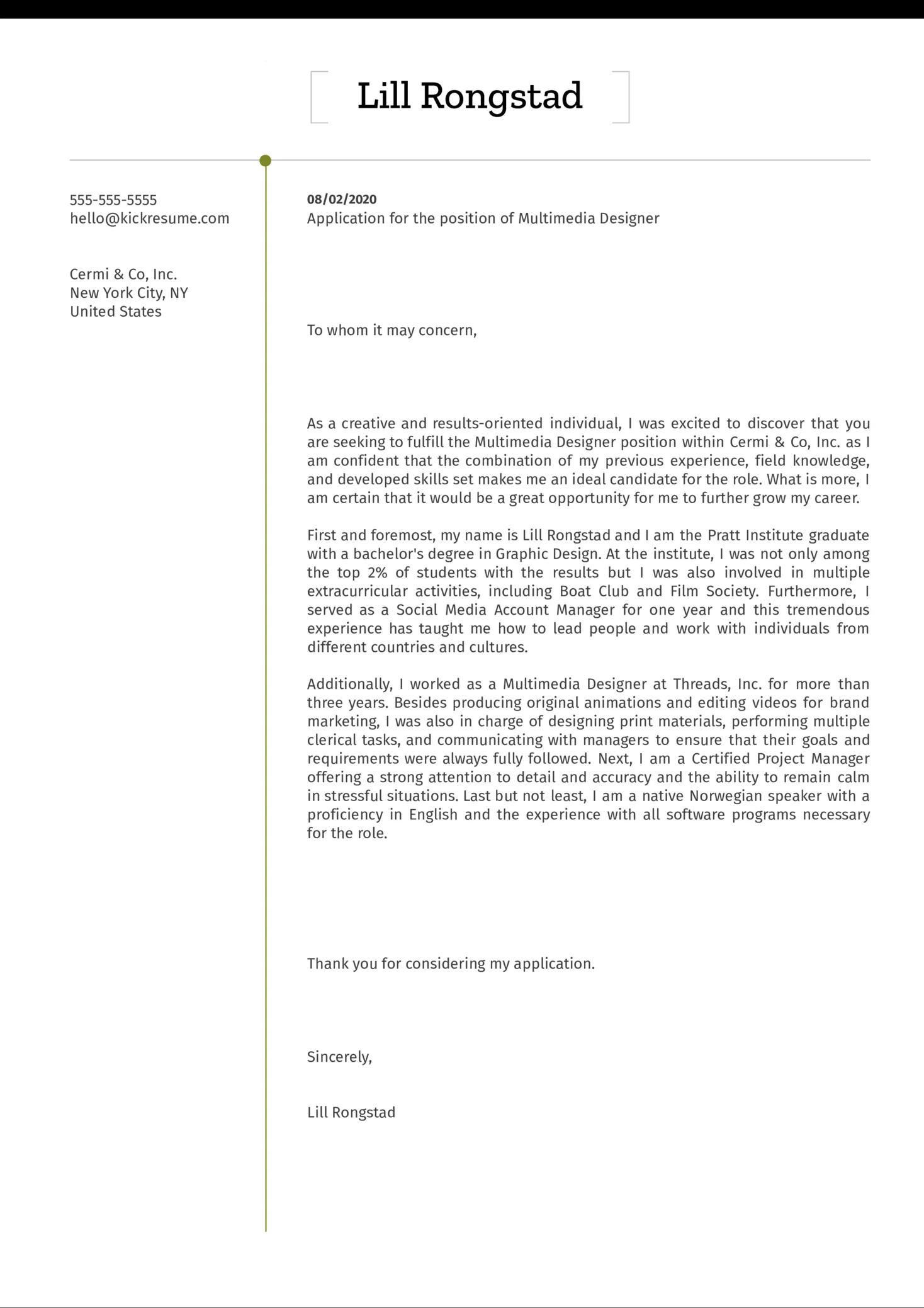 38998 cover letter structure