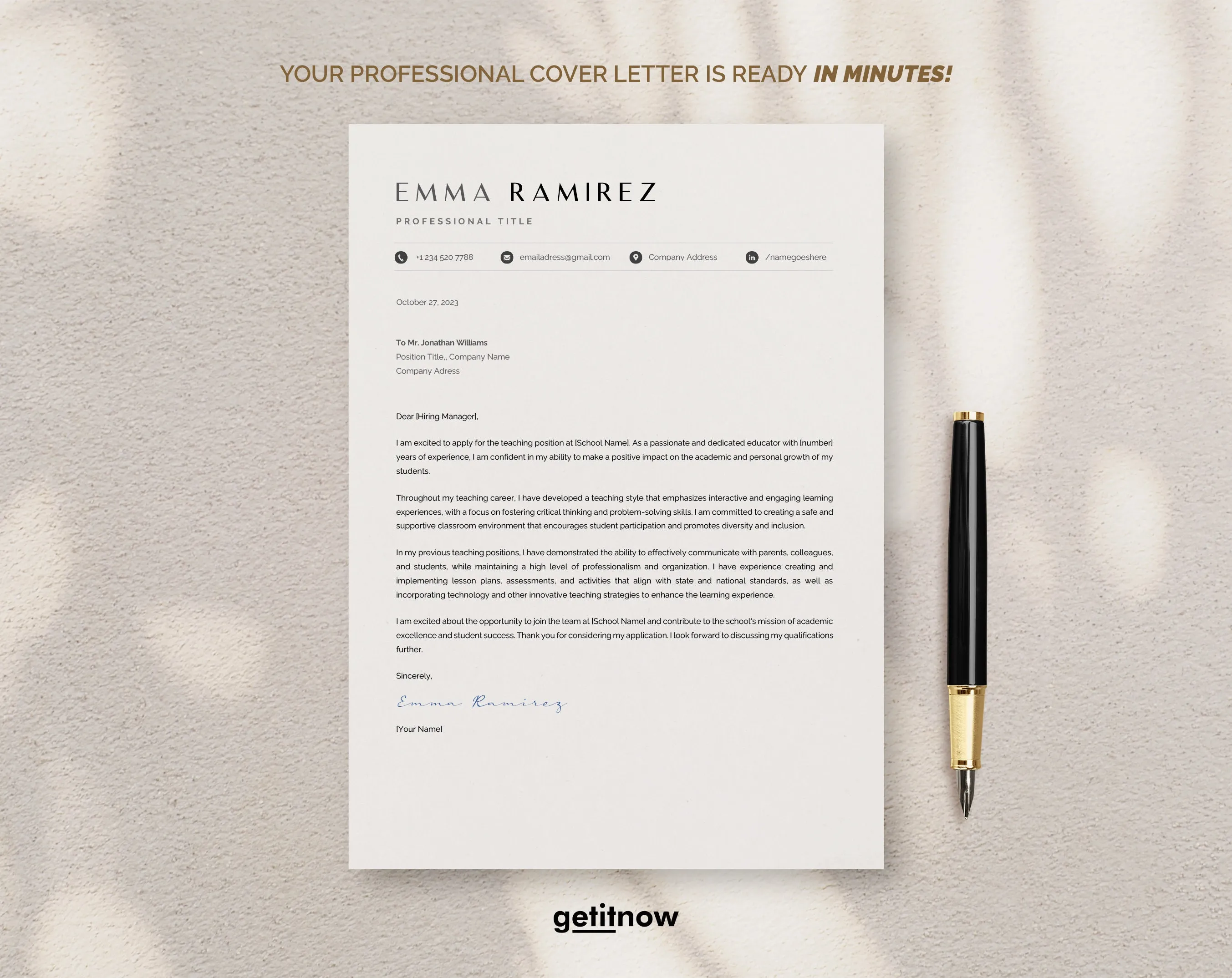 38999 teacher resume example