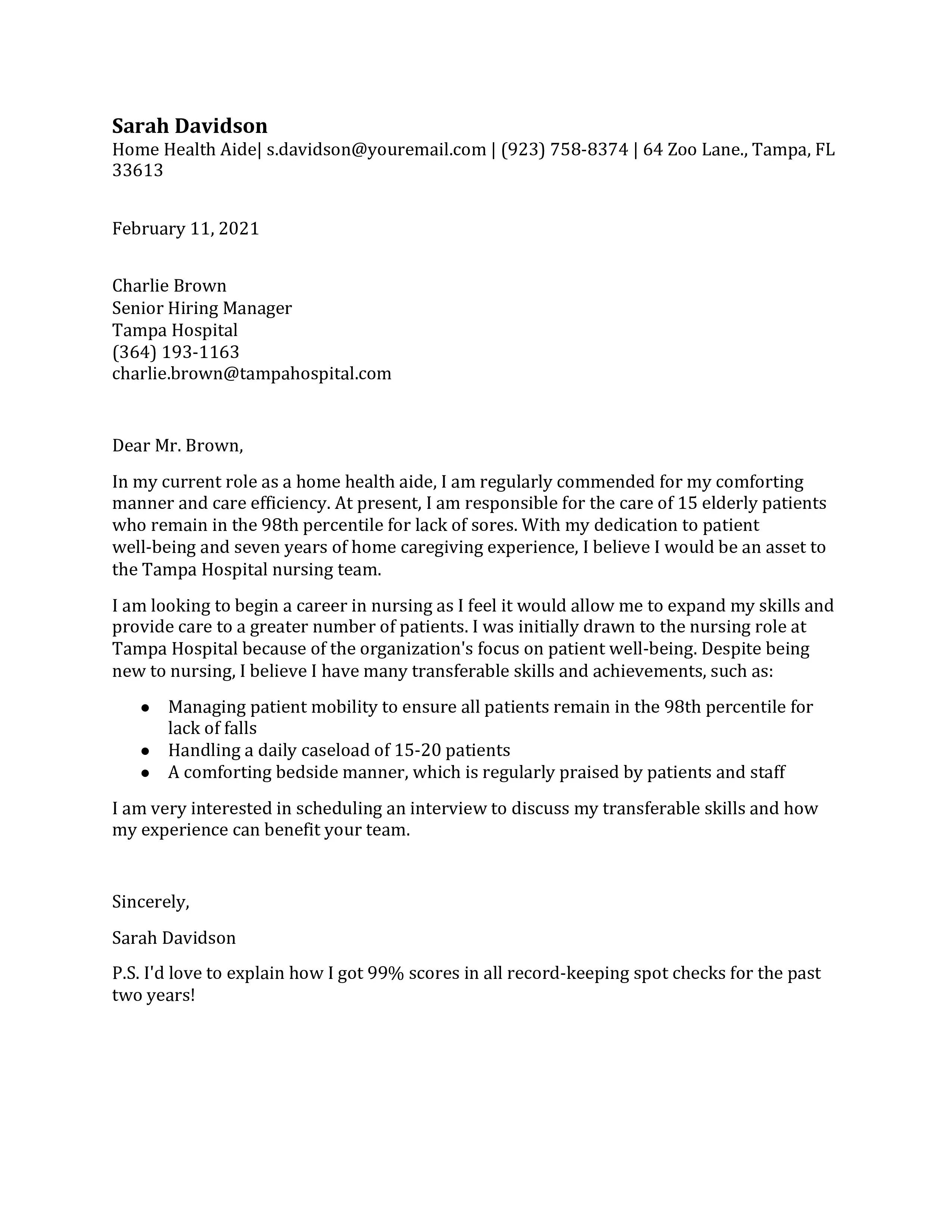 39021 cover letter components