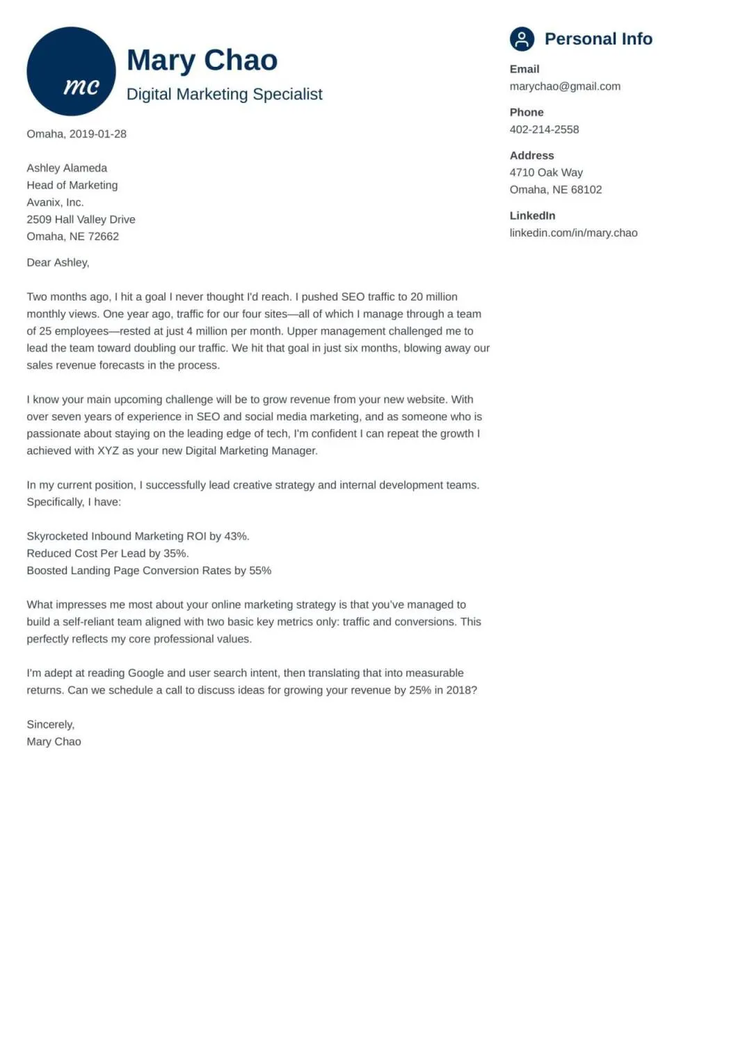 39022 cover letter structure