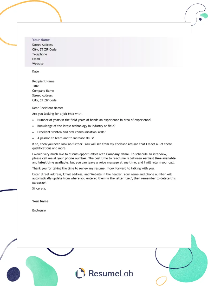 39032 cover letter proofread