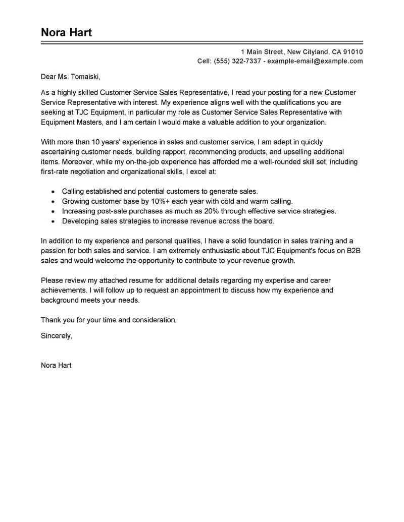 39034 formatting cover letter