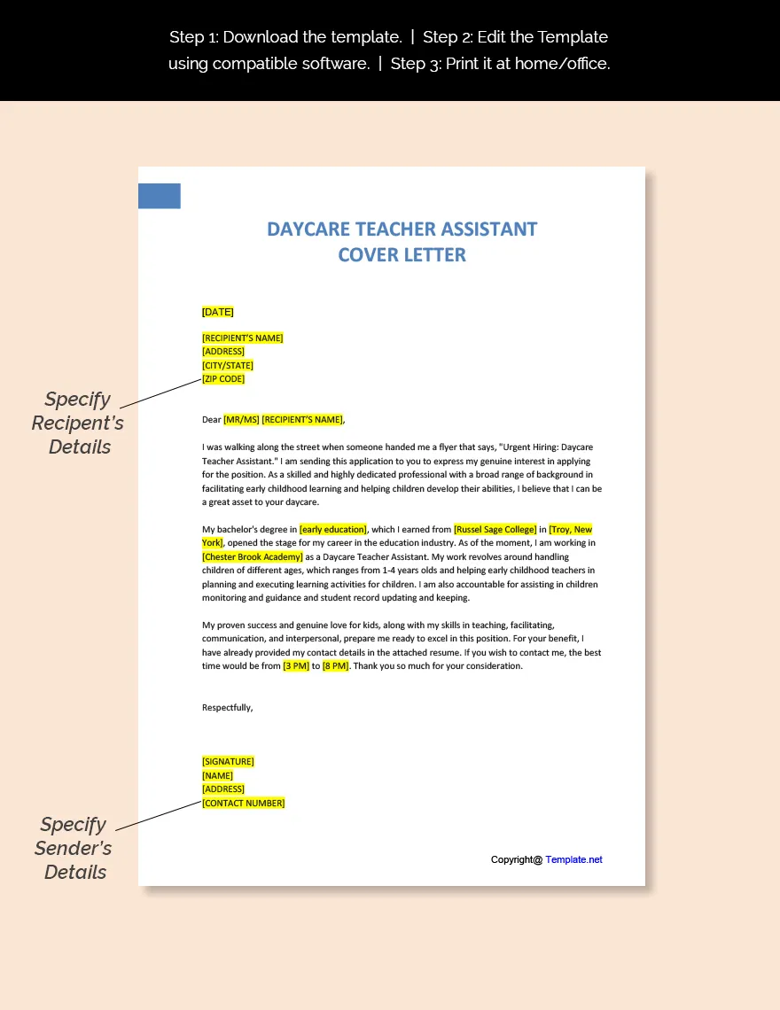 39061 daycare teacher experience