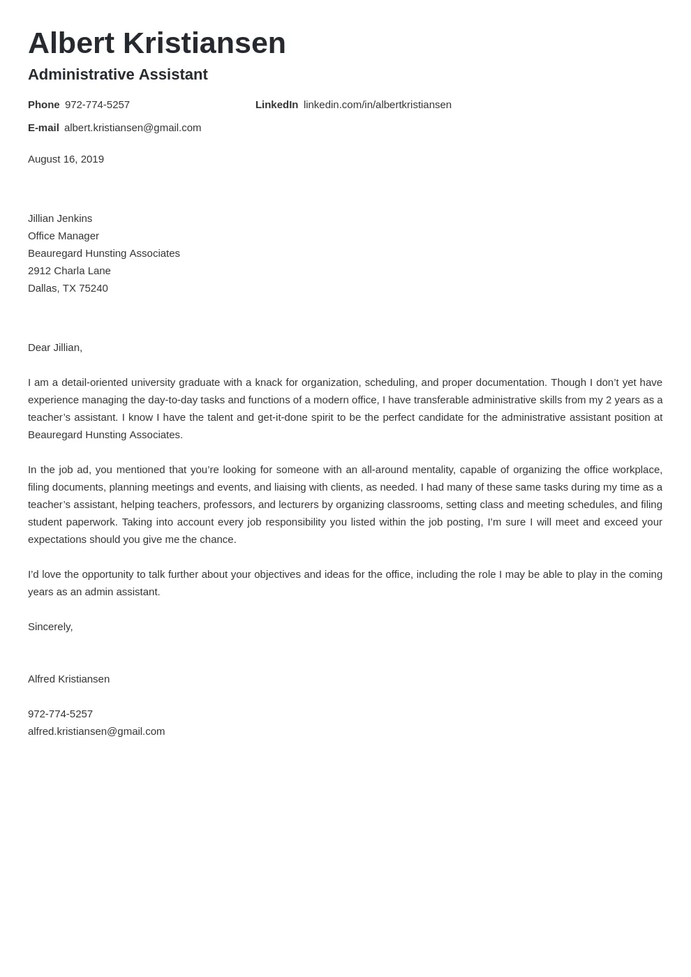 39065 administrative skills