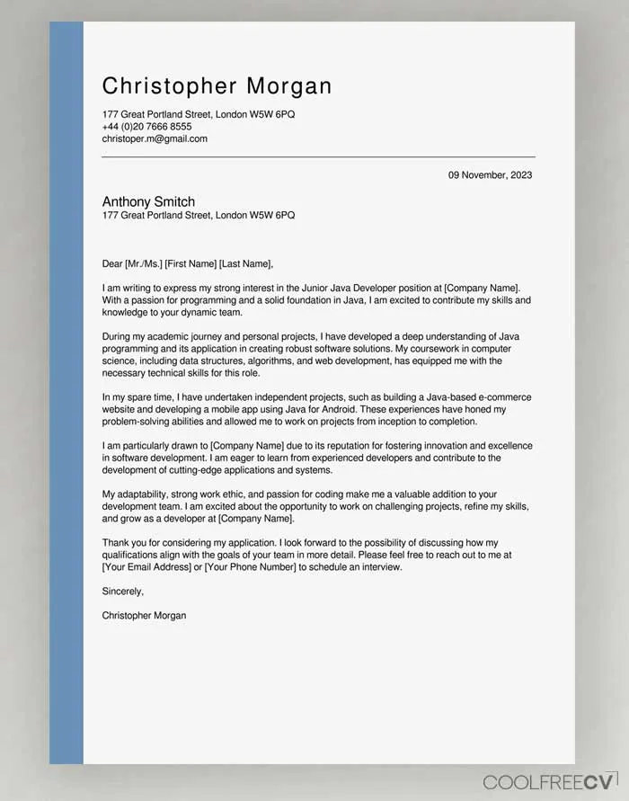 39080 free cover letter templates