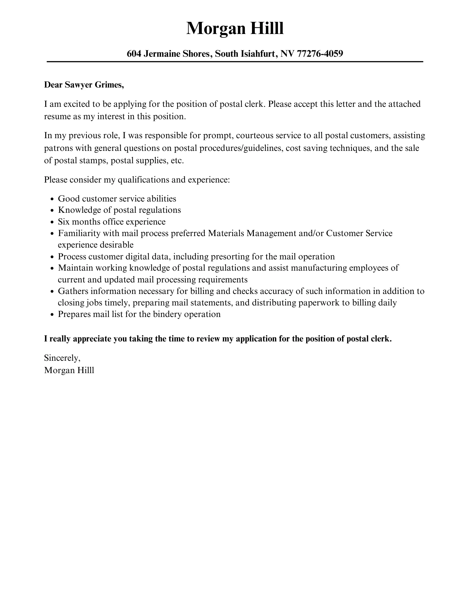 39083 cover letter postal service 3