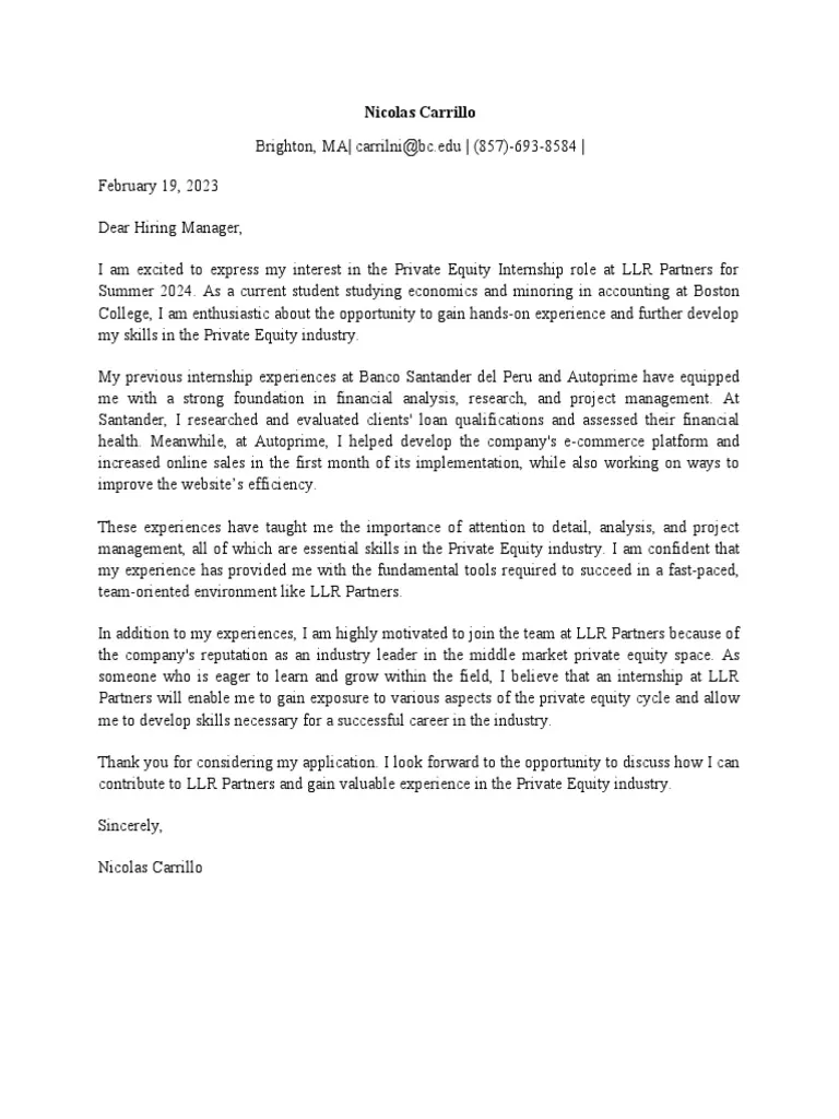 39089 prl cover letter examples