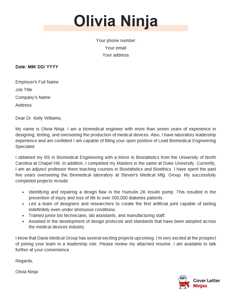 39099 biotech cover letter sample