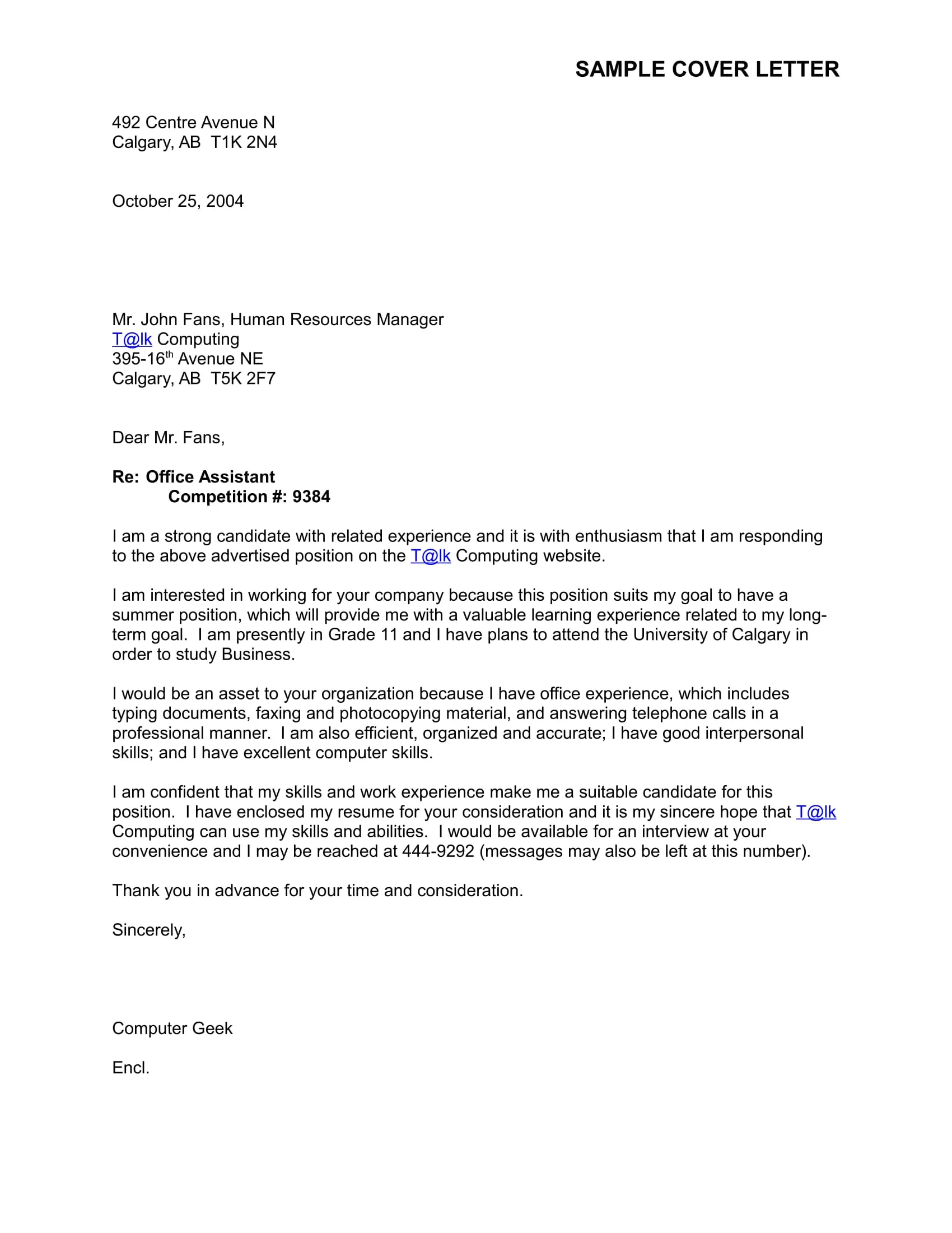 39109 email cover letter proofreading