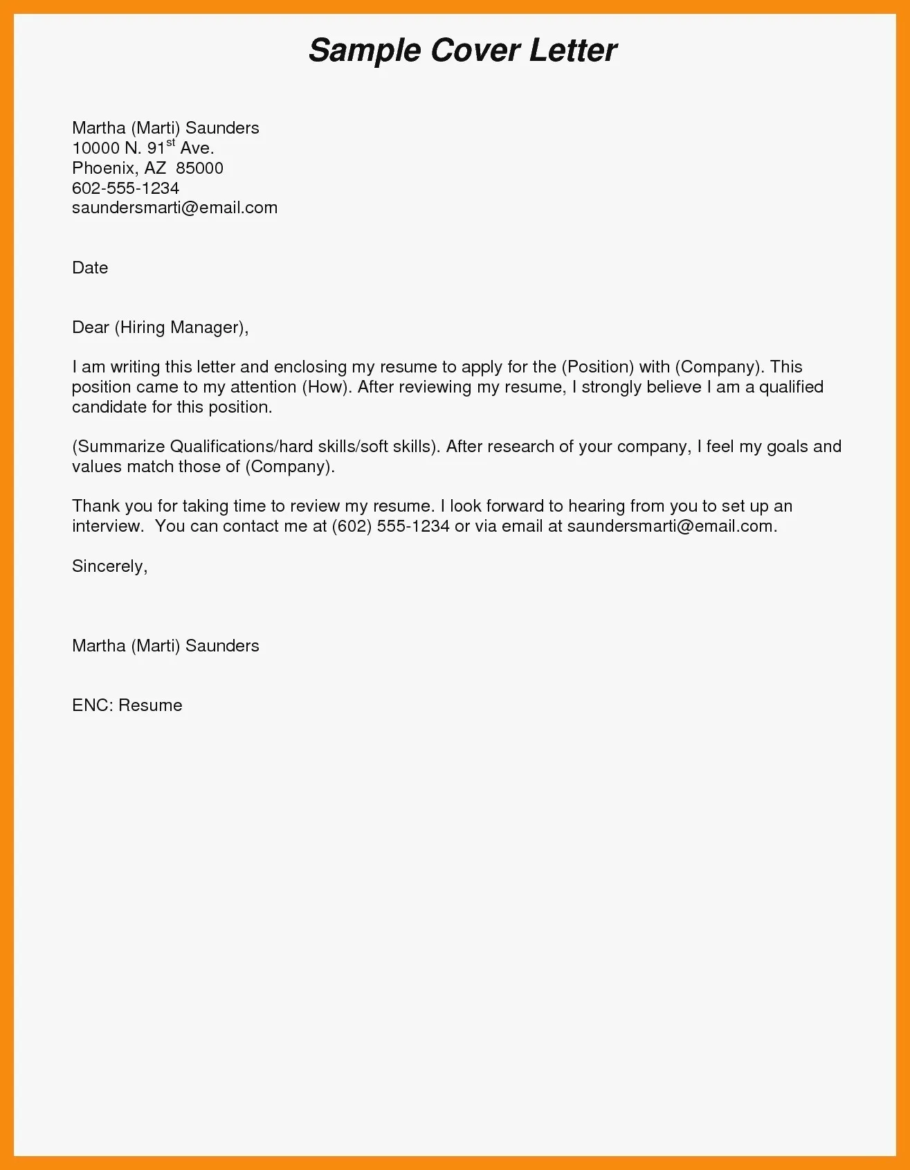 39109 email cover letter writing