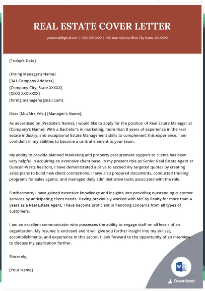 39110 cover letter components