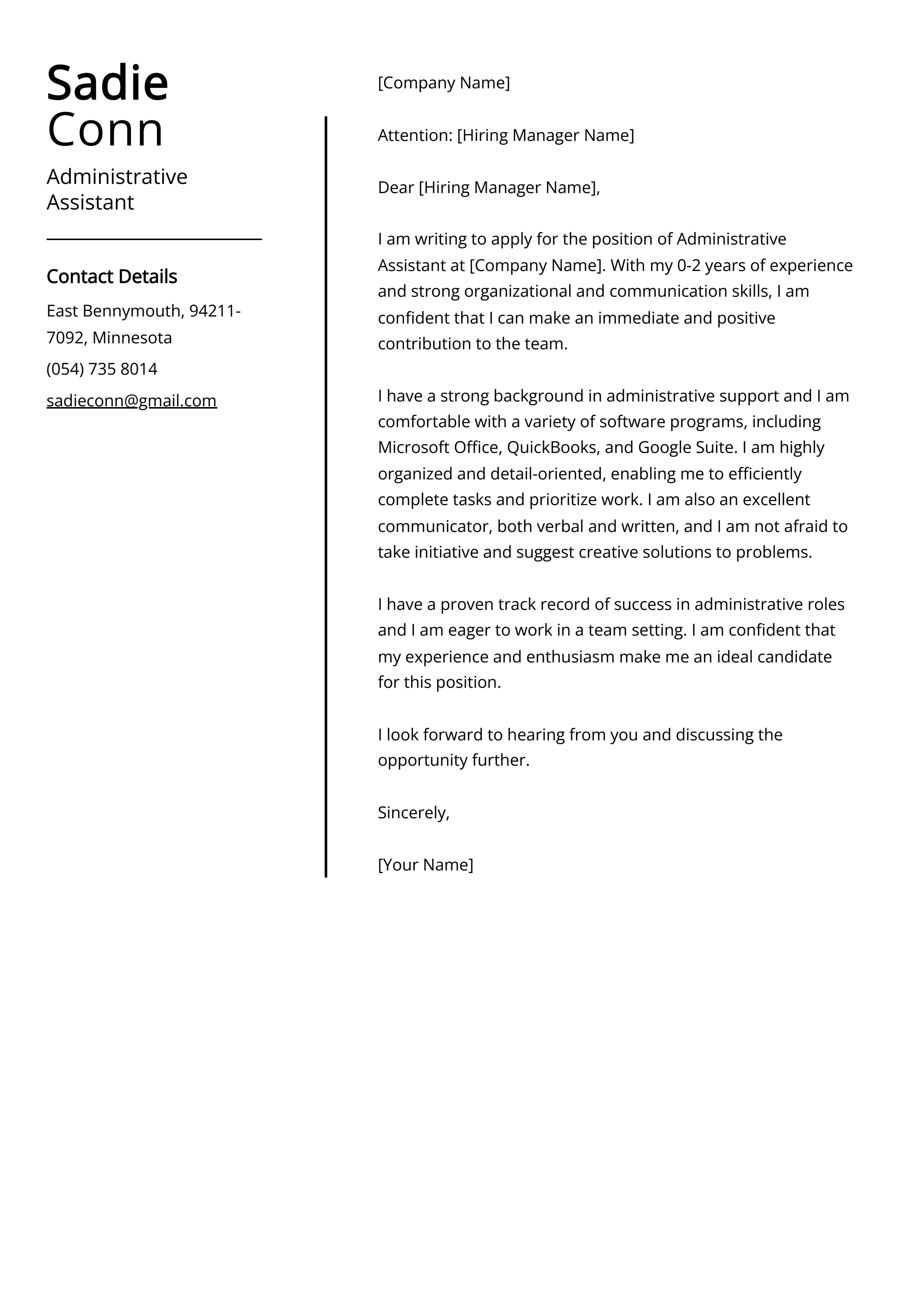 39123 cover letter formatting
