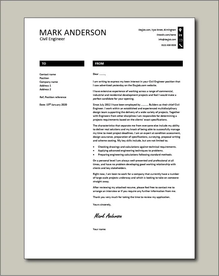 39151 cover letter templates