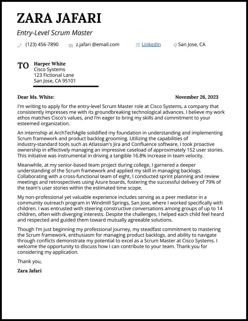 39154 scrum master achievements