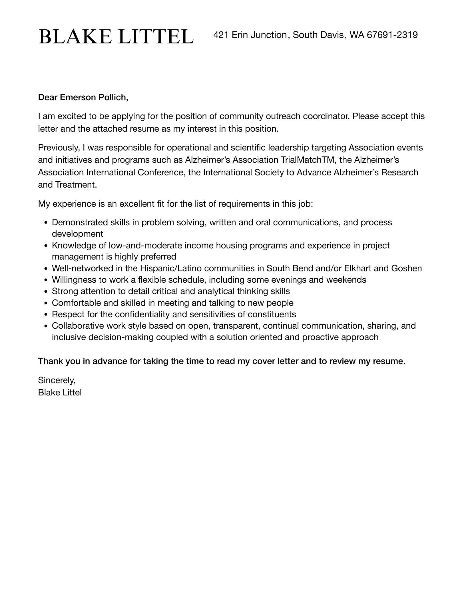 39162 skills for community coordinator