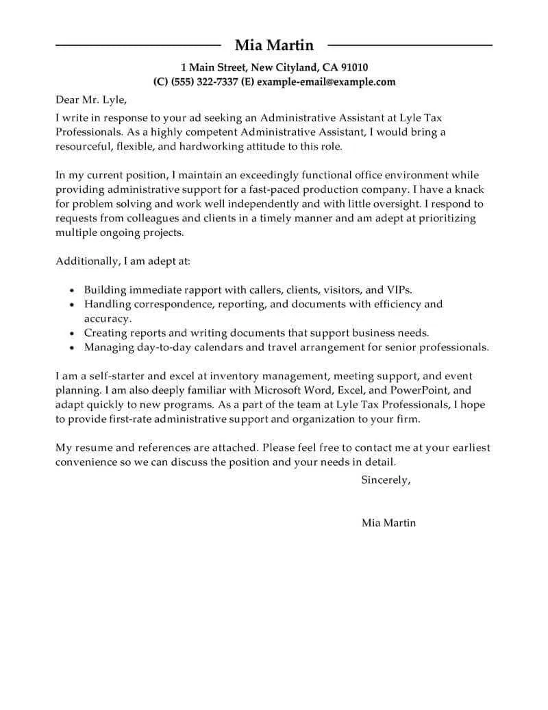 39165 cover letter examples