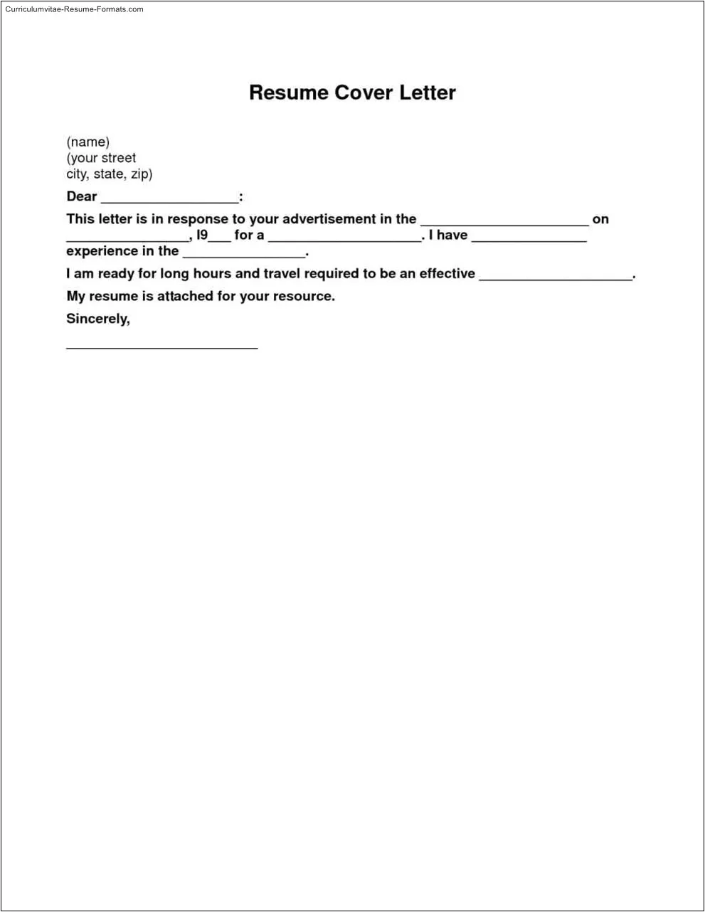 39168 cover letter templates word 5