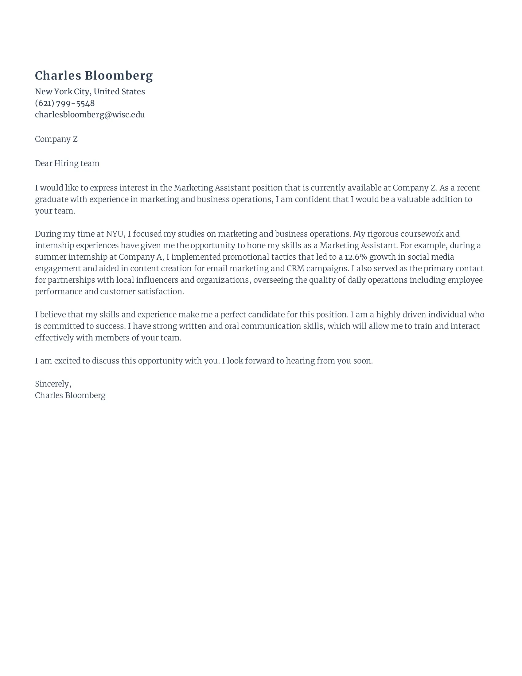 39174 cover letter marketing assistant image4