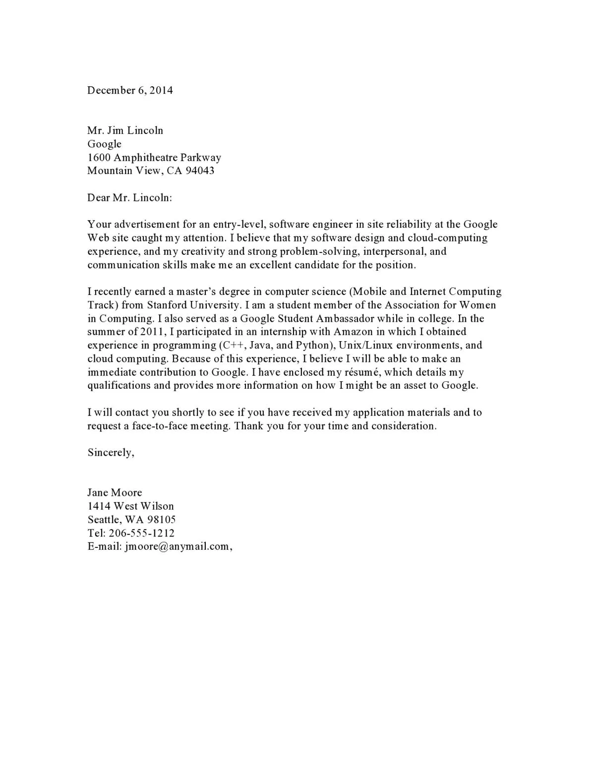 39180 software engineer cover letter