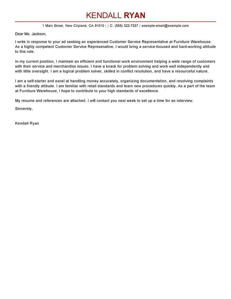 39182 customer service cover letter image1