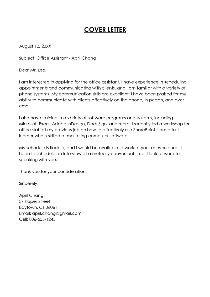 39184 cover letter tips