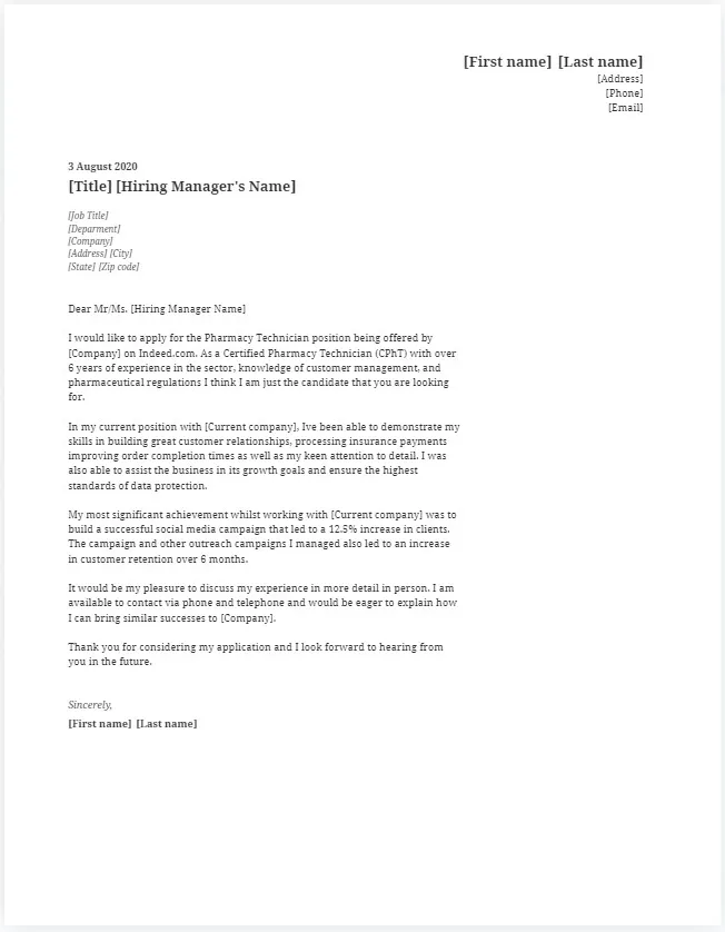 39202 cover letter formatting