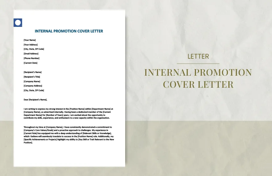 39219 internal promotion example