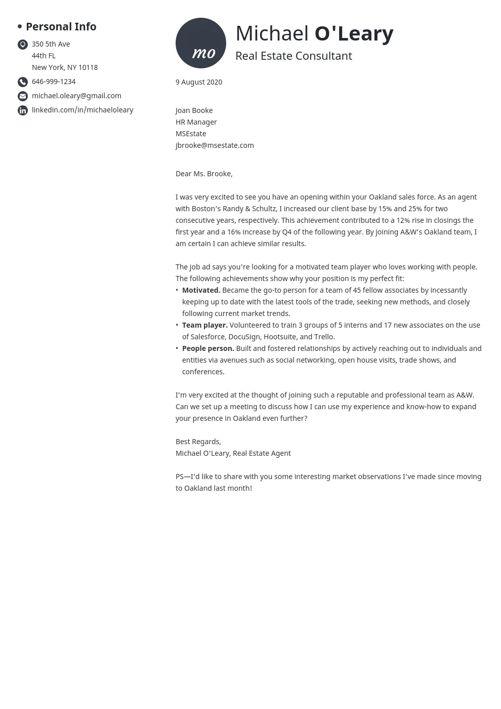 39222 real estate cover letter 6