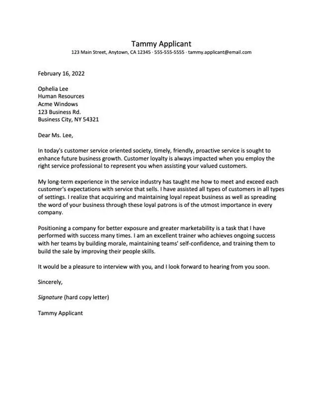 39223 tailoring cover letter